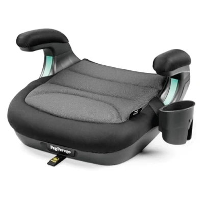 Abbildung von Peg Perego Viaggio Shuttle Autositz, Auto Sitzerhöhung mit ISOFIX für Kinder von 125 bis 150 cm (6 12 Jahre), 22 36 kg, Crystal Black