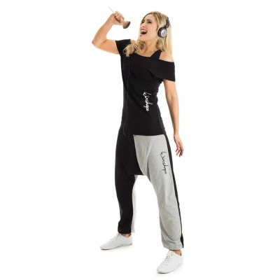 Abbildung von Winshape Damen Dance Shirt WTR12 Freizeit Fitness Workout T, Schwarz, M