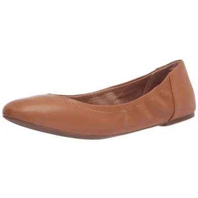 Abbildung von Amazon Essentials Damen Belice Ballerinas, Kamelbraun, 42 EU Weit