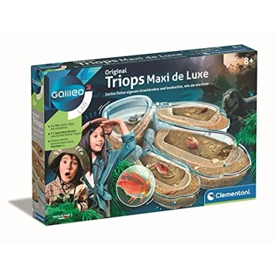 Abbildung von Clementoni Galileo Lab Original Triops Maxi de Luxe, Züchten &amp; Beobachten von Urzeitkrebsen, Spielzeug für Kinder ab 8 Jahren, neues Modell 2021 59246