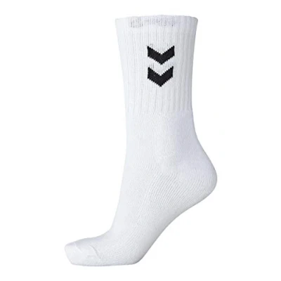 Abbildung von hummel Unisex Basic Socken 12 Paar Weiß 41/45