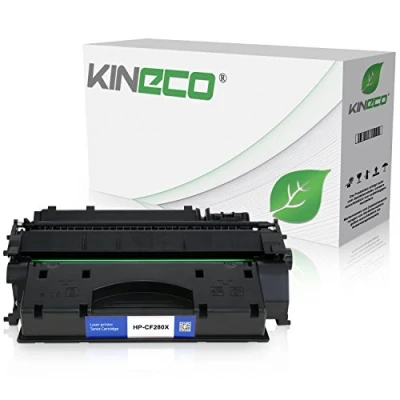 Abbildung von Kineco Toner kompatibel mit HP CF280X Laserjet Pro 400 M401dn, M401dw, MFP M425dn, M425dw Schwarz 6.900 Seiten