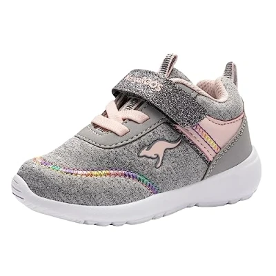 Abbildung von KangaROOS Mädchen Ky chummy Ev Sneaker, Vapor Grey Frost Pink 2063, 22 EU