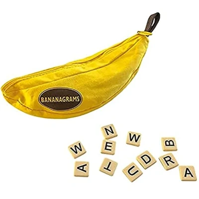 Abbildung von Bananagrams, Bananagrams Classic, Familienspiel, Wortspiel, 1 8 Spieler, Ab 7+ Jahren, 30+ Minuten, Deutsch, Mehrfarbig, Bunt