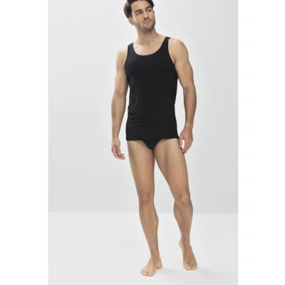 Abbildung von mey TANK Unterhemd/shirt, Herren, Größe: Large, Schwarz