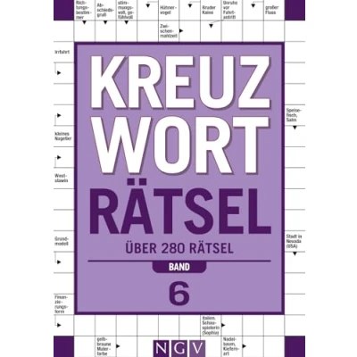 Abbildung von Kreuzworträtsel Band 6: Über 280 Rätsel I Perfektes Geschenk für Rätselfreunde und Denksport Begeisterte