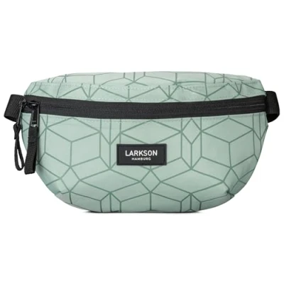 Abbildung von LARKSON Bauchtasche Damen &amp; Herren Mint Finn Hüfttasche für Sport Outdoor Stadt Gürteltasche Stylisch Festival Crossbody Bag mit Gurt Wasserabweisend