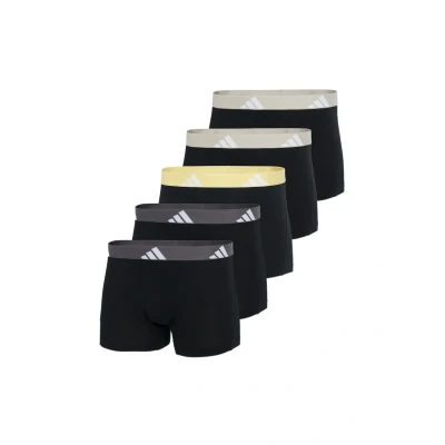 Abbildung von adidas Sportswear Trunk 5 PACK Panties Schwarz grau, Herren, Größe: Large, grau