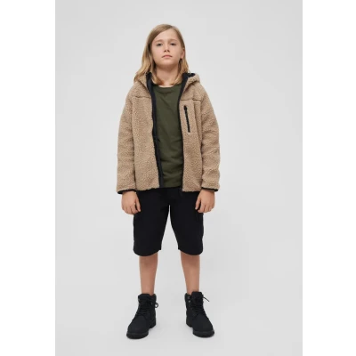 Abbildung von Brandit Kinder KIDS Teddy Fleecejacke für Kinder, Größe: 134/140, Camel