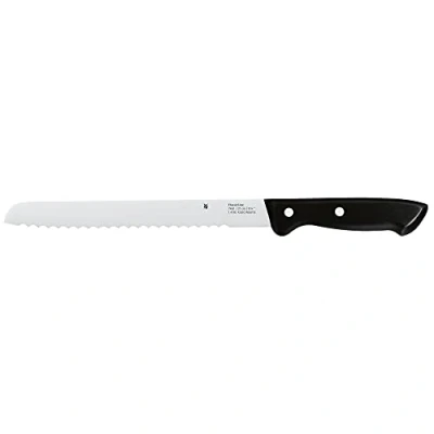 Abbildung von WMF Classic Line Brotmesser Wellenschliff 34 cm, Brötchenmesser, Spezialklingenstahl, Sägemesser, Messer scharf, Kunststoffgriff, Klinge 21 cm