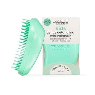 Abbildung von Tangle Teezer Kleine Original Haarbürste für Nasses &amp; Trockenes Haar Entwirrungsbürste Alle Haartypen Perfekte Bürste Kinder Reisen Paradiesgrün