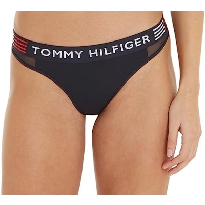 Abbildung von Tommy Hilfiger Thong String, Damen, Größe: Medium, Desert sky