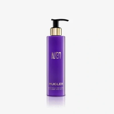 Abbildung von MUGLER Alien Parfümierende Bodylotion, Damen Parfum, Amberartig, holzig und blumig, Außergewöhnlicher Duft, 200 ml