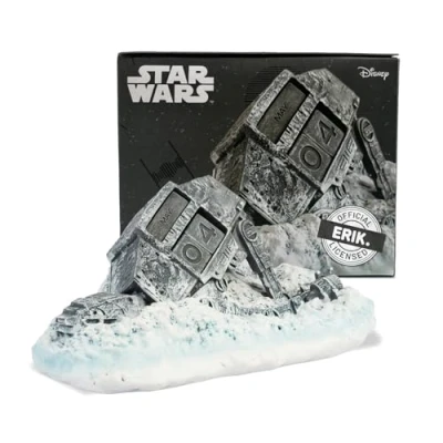 Abbildung von Grupo Erik Ewiger Kalender Star Wars AT Figur 3D Tischkalender zum Aufstellen Dauerkalender Offizieller Fanartikel Büro Deko