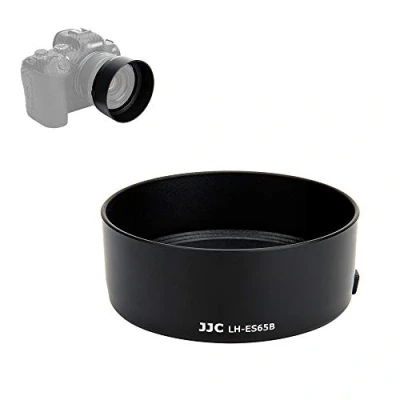 Abbildung von JJC ES 65B Bajonett Gegenlichtblende für Canon RF 50 mm F1,8 STM Gegenlicht mit EOS R R5 R6 RP Ra Kamera, Ersatz