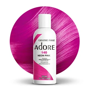 Abbildung von Adore Shining Semi Permanent Hair Colour, 140 Neon Pink