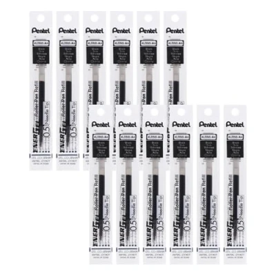 Abbildung von Pentel LRN5 A Nachfüllmine für EnerGel Stifte 0,50 mm, 12 Stück, schwarz