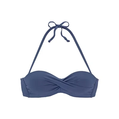 Abbildung von s.Oliver BÜGEL Bikinitop, Damen, Größe: 36xB, Blau