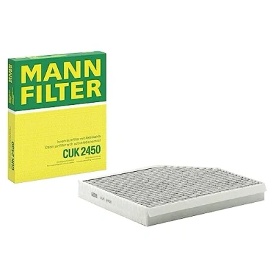 Abbildung von MANN FILTER CUK 2450 Innenraumfilter Pollenfilter mit Aktivkohle Für PKW