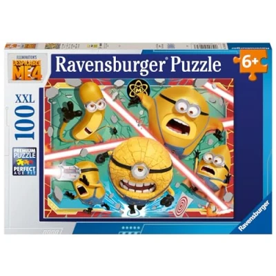Abbildung von Ravensburger Kinderpuzzle 12001062 Despicable Me 4 100 Teile XXL Minions Puzzle für Kinder ab 6 Jahren