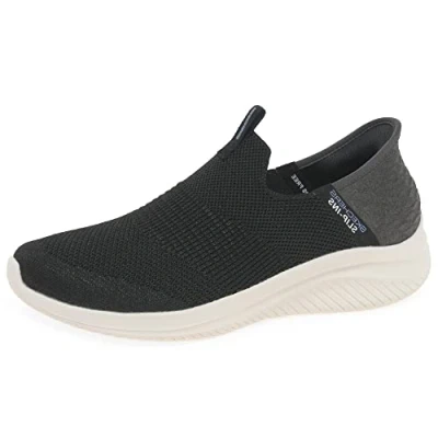 Abbildung von Skechers Damen Ultra Flex 3.0 Smooth Step Sneakers,Sports Shoes, Schwarz, 39 EU