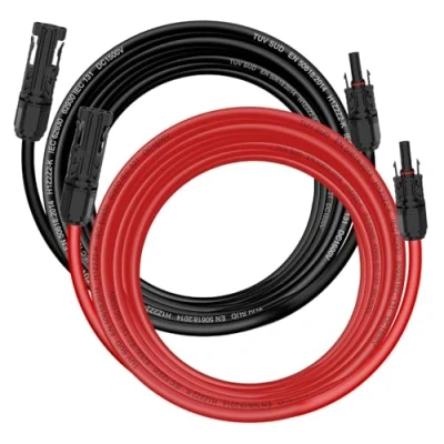 Abbildung von Solarkabel 4mm²/6mm², Verlängerung 1/2/3/5/10M (3Meter AWG12/6mm)