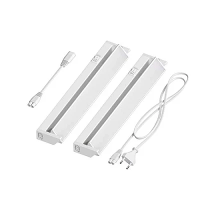 Abbildung von ledscom.de LED Unterbau Leuchte LIWO 35cm, schwenkbar, je 538lm, weiß 2er Set