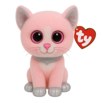 Abbildung von Ty Fiona Pink Cat Beanie Boo Med, 24 CM