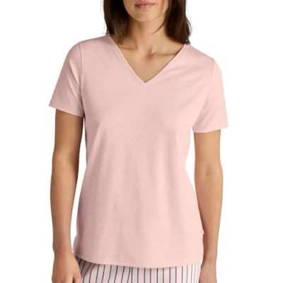 Abbildung von Calida Favourites Sleep Kurzarm Nachtwäsche Shirt, Damen, Größe: 40/42, Pearl blush