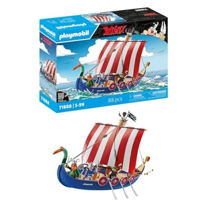 Abbildung von PLAYMOBIL Asterix Piratenschiff Spielset Spielzeug und Obelix Abenteuer für Kinder ab 5 Jahren 71888
