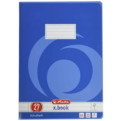 Abbildung von Herlitz 340273 Heft A4, 32 Blatt, Lineatur 27, FSC Mix, 5 Stück