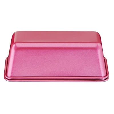 Abbildung von Tefal Creabake Set mit 2 Backformen Creabake, 12,5 cm und 6,5 cm, Antihaftbeschichtung, stapelbares System, kreative Rezepte, einfaches Backen, Eisenfarben