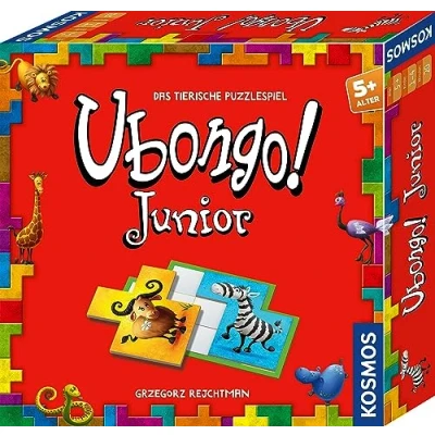 Abbildung von Kosmos 683429 Ubongo! Junior, rasantes Kinderspiel ab 5 Jahren, Knobelspaß und Legespiel, für 1 4 Personen, Brettspiel, Familienspiel, Geschenk zum Kindergeburtstag