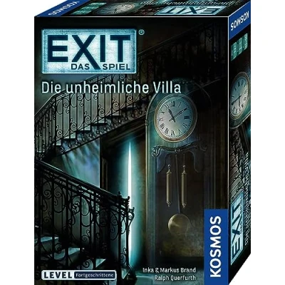 Abbildung von KOSMOS 694036 EXIT Das Spiel Die unheimliche Villa, Level: Fortgeschrittene, Escape Room Spiel, Game für 1 4 Spieler ab 12 Jahre, EIN einmaliges Gesellschaftsspiel