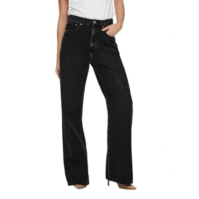 Abbildung von ONLY Damen Onlhope Ex Hw Wide Dnm Ana129 Noos Jeans, Black Denim, 25W 30L EU