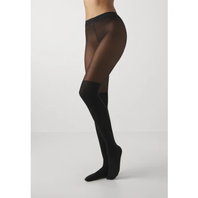 Abbildung von Falke Overknee 25 Denier Strumpfhose, Damen, Größe: Large, Black