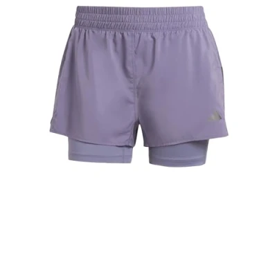 Abbildung von adidas Damen Own The Run Climacool 2in1 Short, Preloved Violet, XS