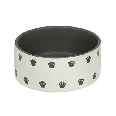 Abbildung von Nobby Hunde Keramiknapf PATA creme grau Ø18 x 7 cm / 1,10 l