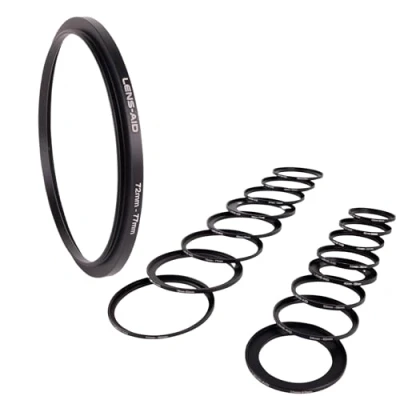 Abbildung von Lens Aid Step Up Ring 72 77mm für Kamera Objektiv: Filter Adapter aus Metall ND, UV, Polfilter etc. Adapterring kompatibel zu Sony Canon Nikon Fujifilm Olympus Pentax Leica Sigma Tamron