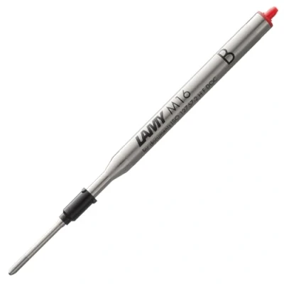 Abbildung von LAMY M 16 Mine 801 Kugelschreiber aus Metall in der Farbe Rot Strichbreite B