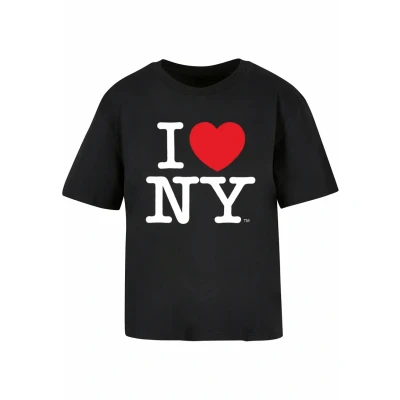 Abbildung von Merchcode Women&#039;s MC1086 Ladies I Love NY Tee T Shirt, Black, S