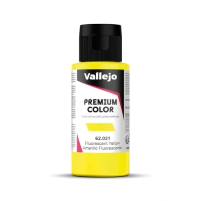 Abbildung von Vallejo Premium Farbe, 60 ml fluoreszierendes gelb