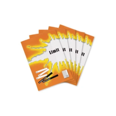 Abbildung von Limit Schulheft A4, 16 Blatt, Lineatur 26, kariert mit Rand, 5 Stück