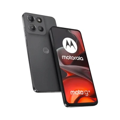 Abbildung von Motorola Moto g15 Smartphone (6,72&quot; FHD+ Display, 50 MP Kamera, 4 GB / 128 GB, 5200 mAh, Android 15) Gravity Grey, inkl. Schutzcover [Exklusiv bei Amazon]