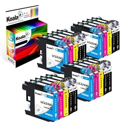 Abbildung von Koala 20er Pack Tintenpatronen Kompatibel für Brother LC223 LC223XL DCP J4120DW J562DW MFC J5320DW J480DW J680DW J4620DW J5620DW J5625DW Drucker, Schwarz Cyan Magenta Gelb