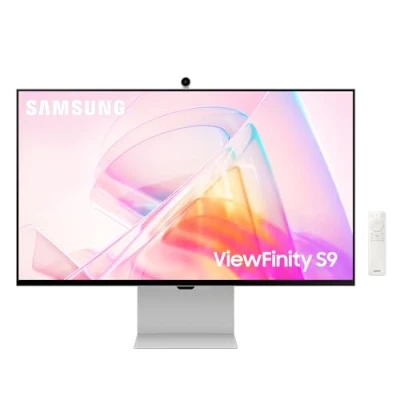 Abbildung von Samsung ViewFinity S90PC High Resolution 5K PC Monitor 27 Zoll, Thunderbolt 4, DisplayPort, Mattes Display, 4K Slimfit Kamera, Schlankes Metall Design, AirPlay, Smart TV, Gaming Hub, LS27C902PAUXEN