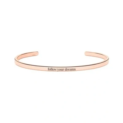 Abbildung von Armreif Rosegold mit Gravur Armbänder