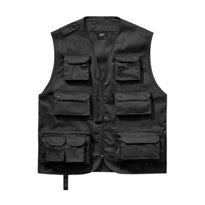 Abbildung von Brandit Weste, Herren, Größe: Large, Black