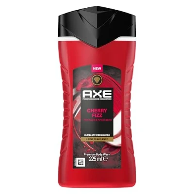 Abbildung von AXE Duschgel Kollektion Prestige Cherry Fizz 12 Stunden Frische frischer Duft von Apfel, Eukalyptus, Bernstein und Kirsche 225 ml