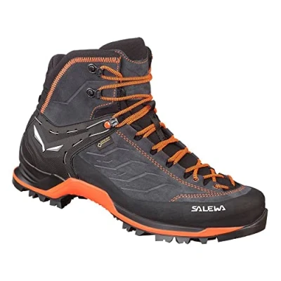 Abbildung von Salewa MTN Trainer MID GTX Alpin/Bergstiefel, Herren, Größe: 44, Asphalt/fluo orange Schuhe